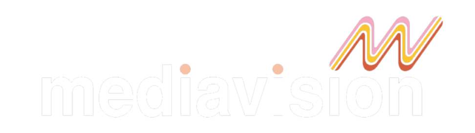 Logo Mediavision Blanc Détouré